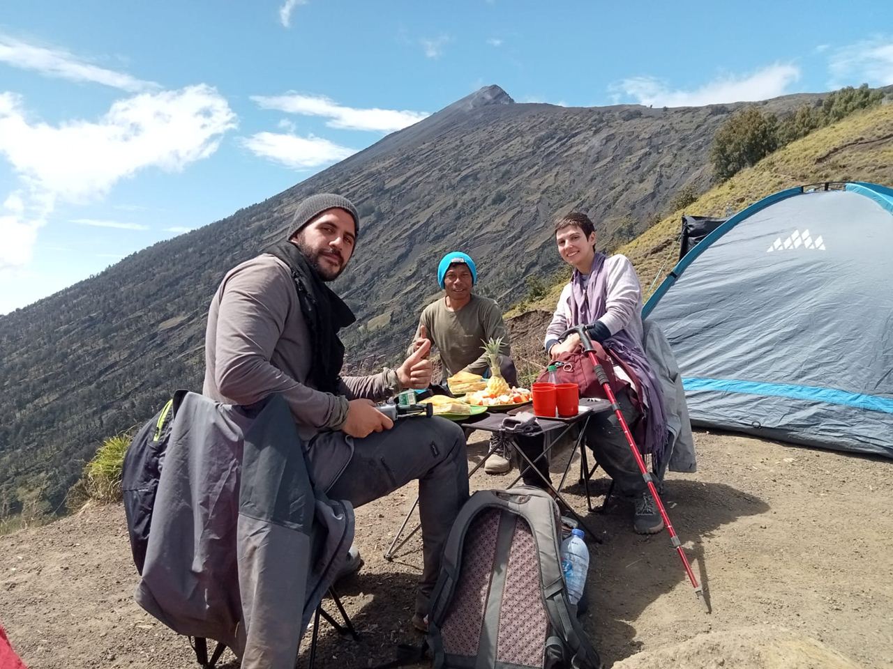campsite rinjani